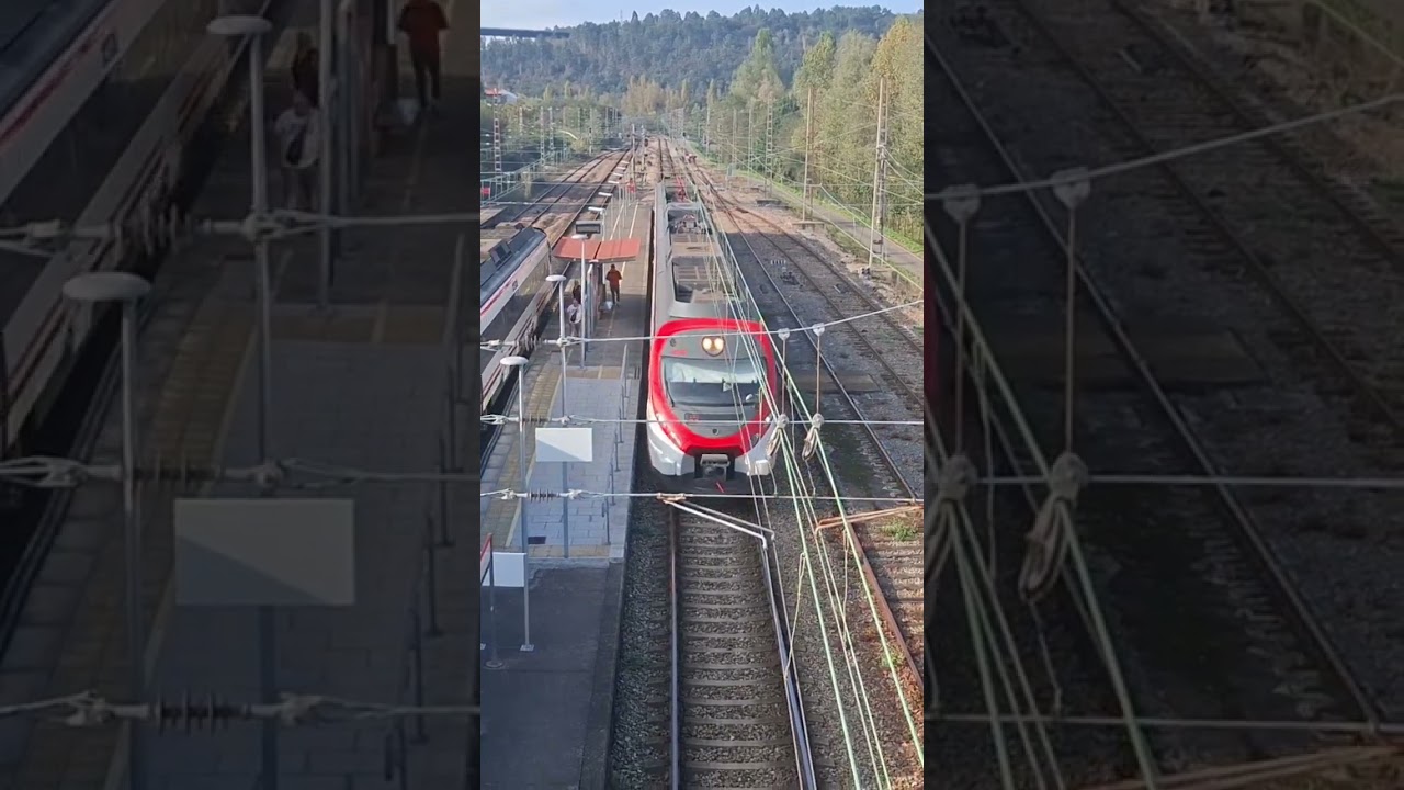 Cruce en Nubledo I Civia 463 destino Oviedo y El Entrego + Civia 463 destino San Juan de Nieva