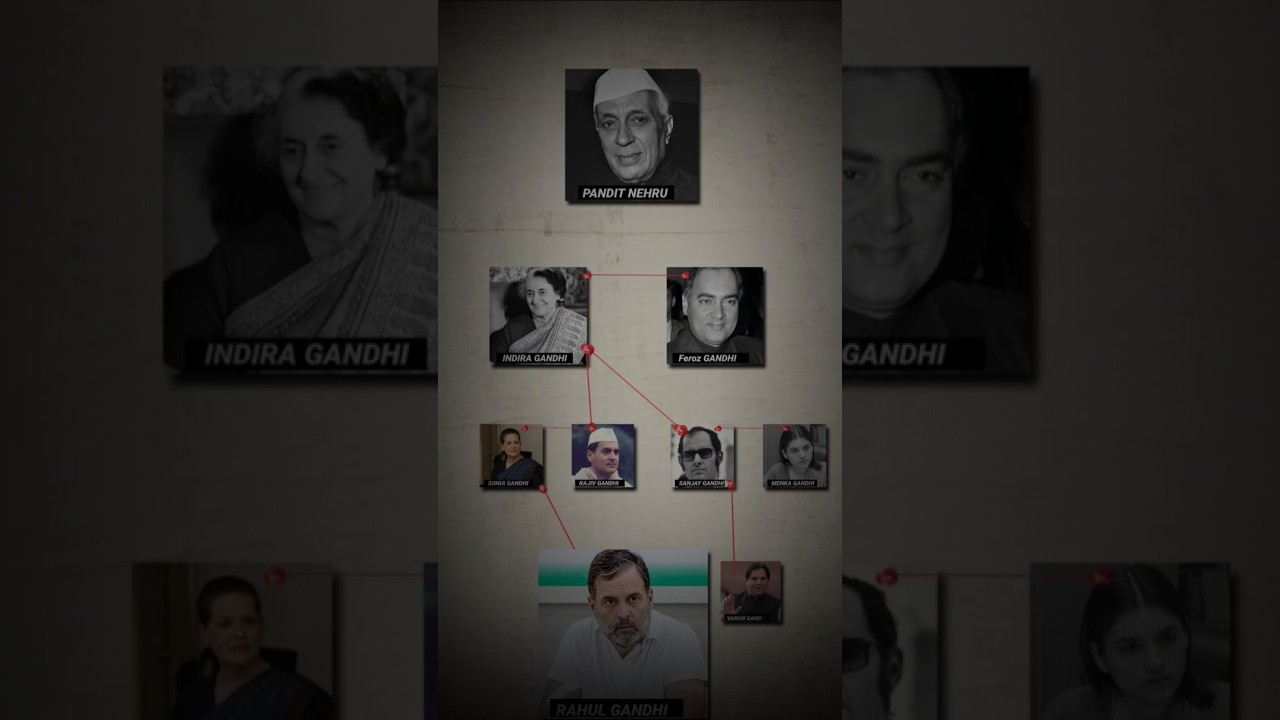 Why Nehru Family Use Gandhi Surname? #shortfeed #shorts #rahulgandhi #history