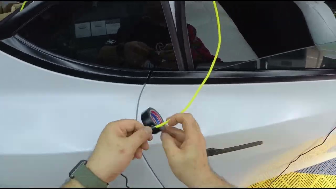 2023 Tesla Moldel Y 安裝 DDPAI X5PRO & D-EVO 9800 Dashcam external battery 教學