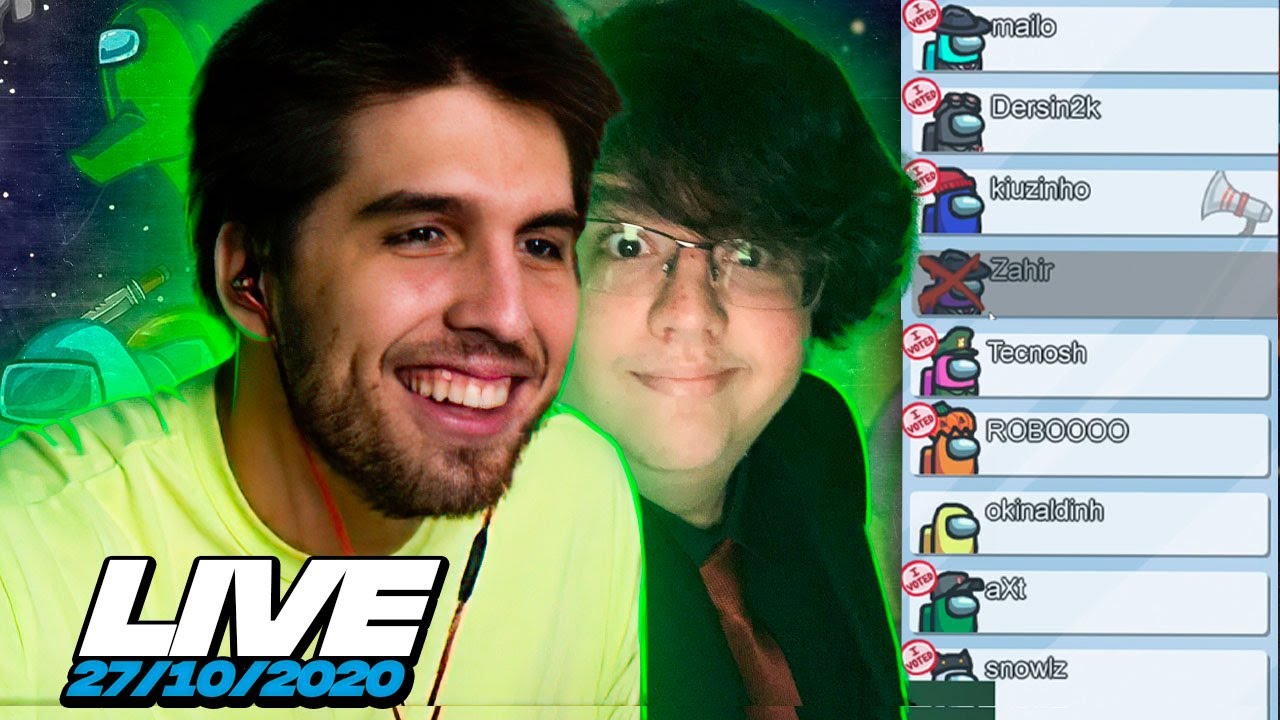 A partida mais rápida de impostor no Among Us! Ft. Tecnosh - Live 27/10/2020 Part.01