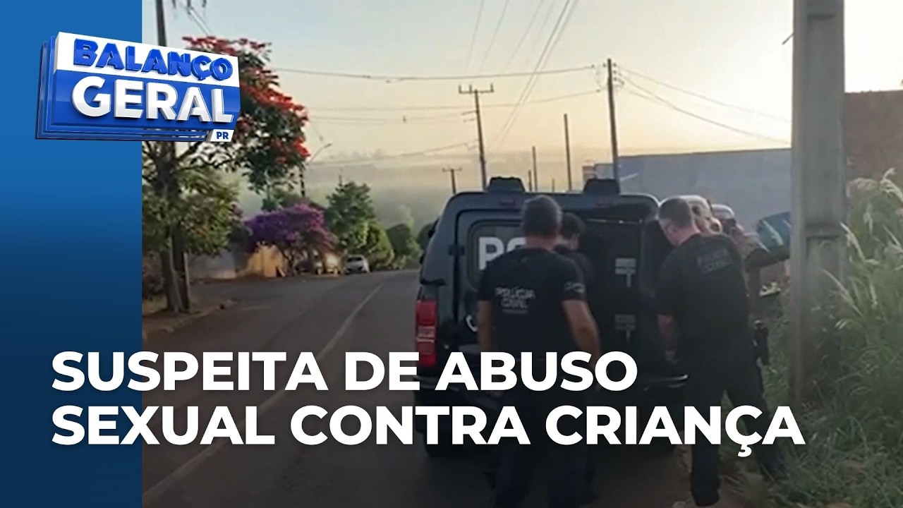 Homem de 59 anos suspeito de crime sexual contra uma criança, filha de sua ex companheira