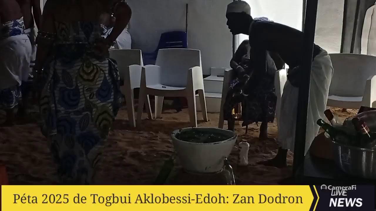C&eacute;r&eacute;monie de P&eacute;ta 2025 de Togbui Aklobessi-Edoh : Zan Dodron dans le couvent