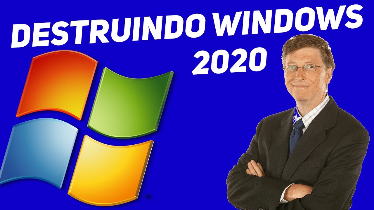 DESTRUINDO WINDOWS EM 2020 EM TEMPO RECORDE