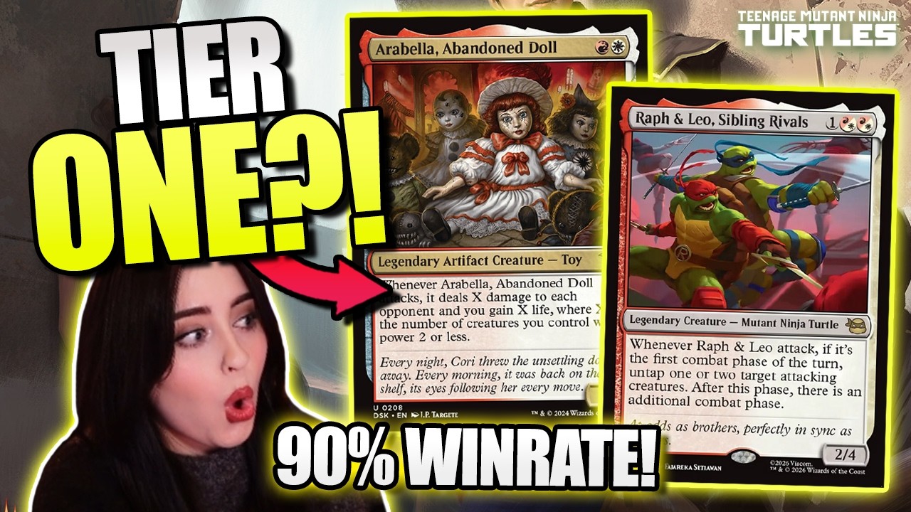 The HIGHEST WINRATE Deck From TMNT Early Access! | Standard MTG Arena