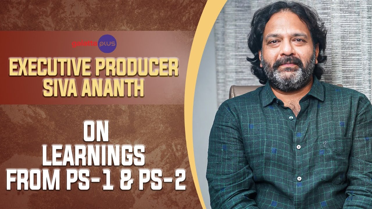 Siva Ananth Interview With Baradwaj Rangan | #ponniyinselvan2 | #madrastalkies | Subtitled