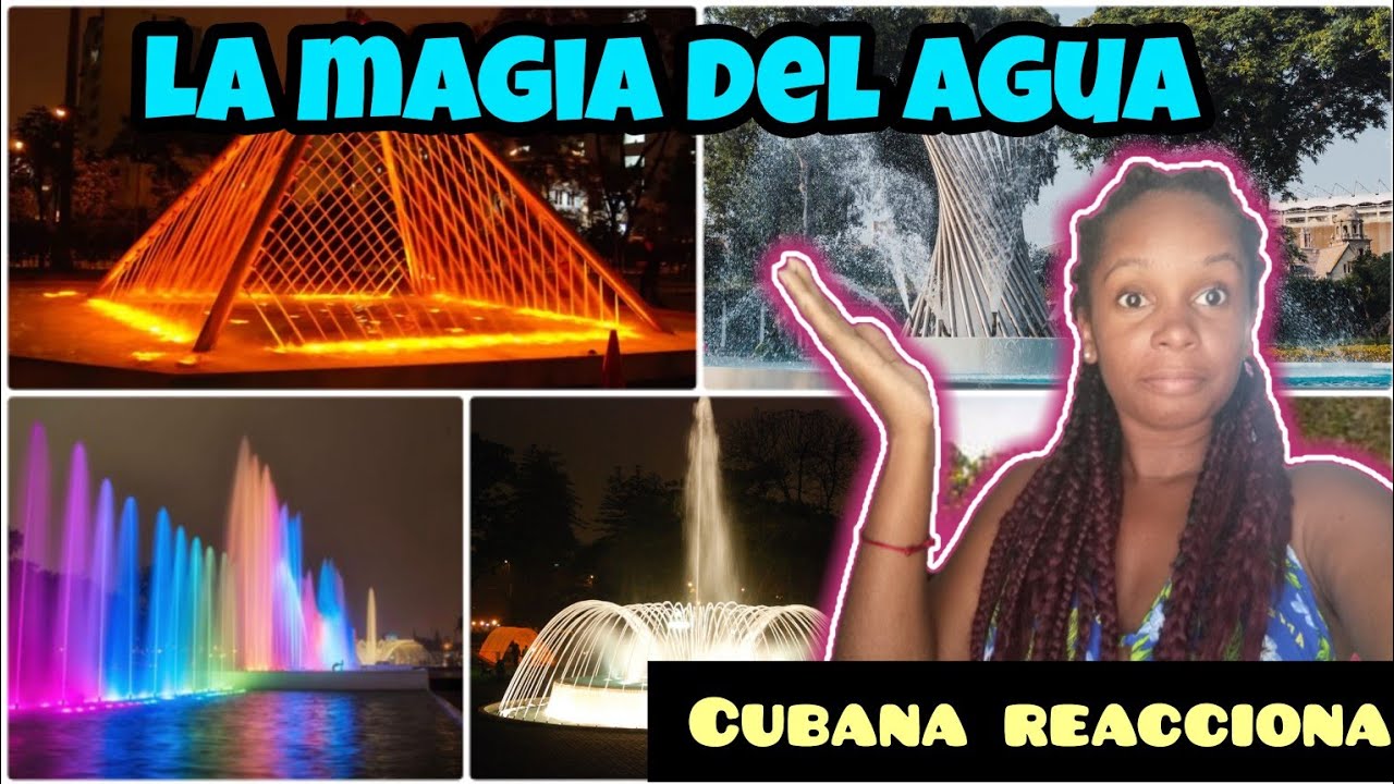 Reaccionando al Circuito mágico del agua en Perú. Cubana reacciona. #reaction