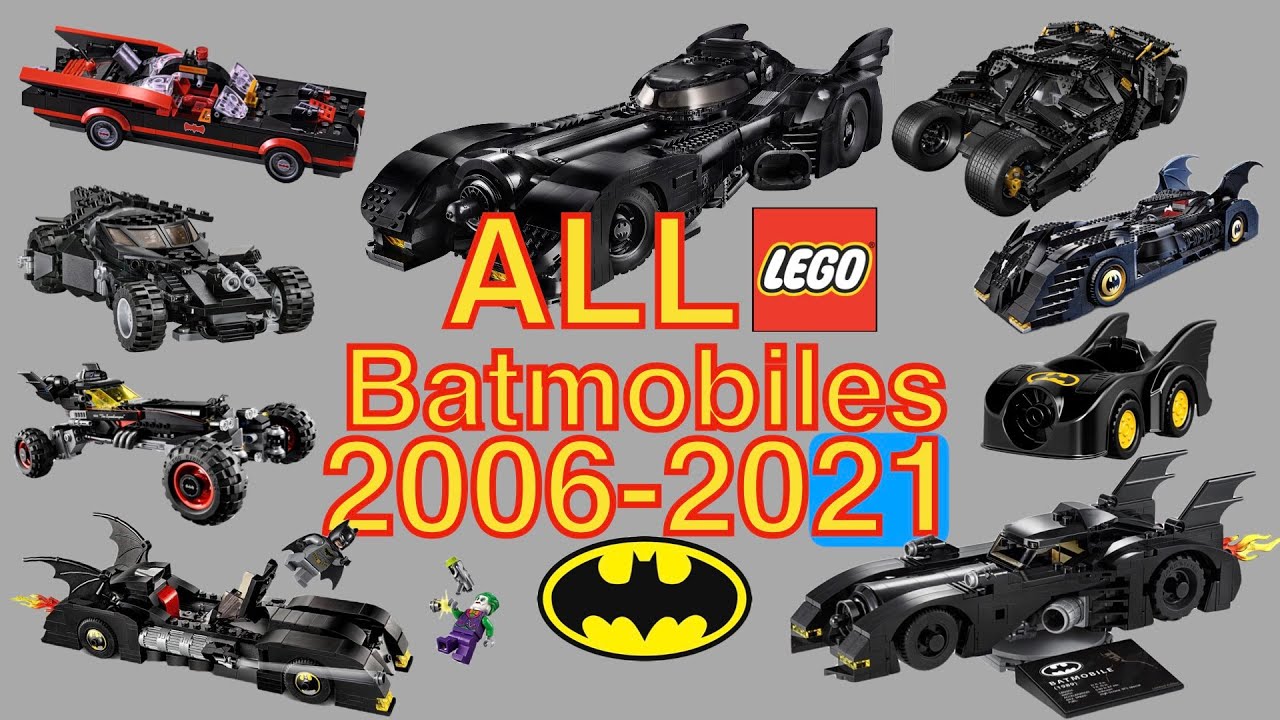 ALL Lego BATMOBILES 2006-2021