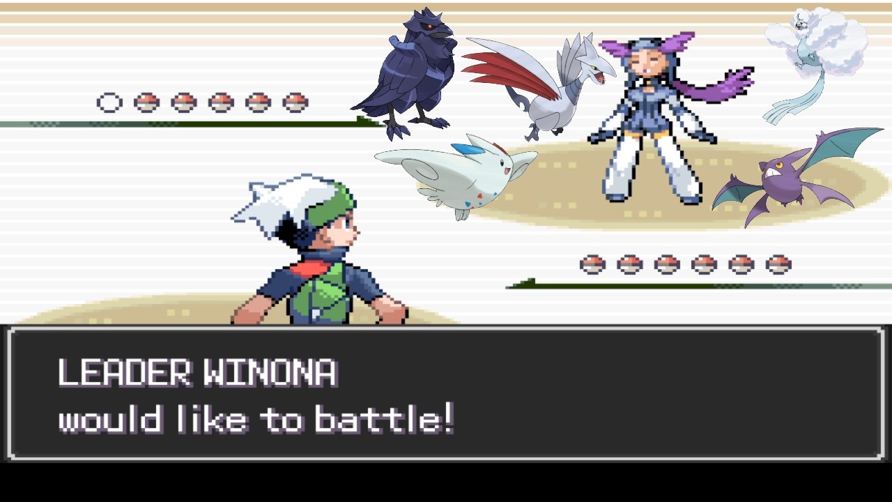 Pokemon Crest Emerald * Gym Leader Winona