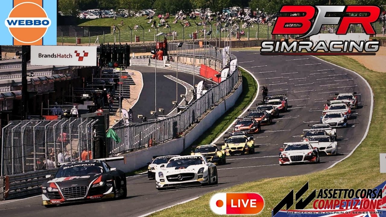 Black Flag Racing Premier S3R8 Brands Hatch Kent, UK ACC Simracing GT3/4 Assetto Corsa Competizione