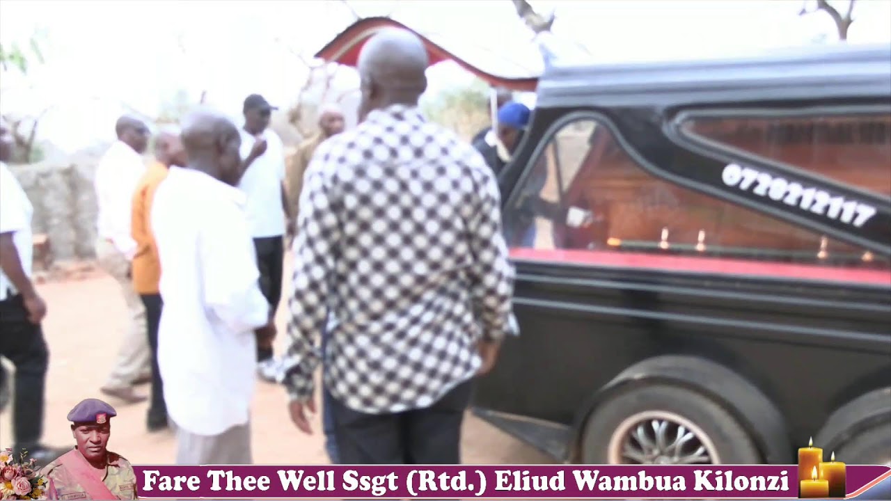 Ssgt (Rtd) Eliud Wambua Kilonzi