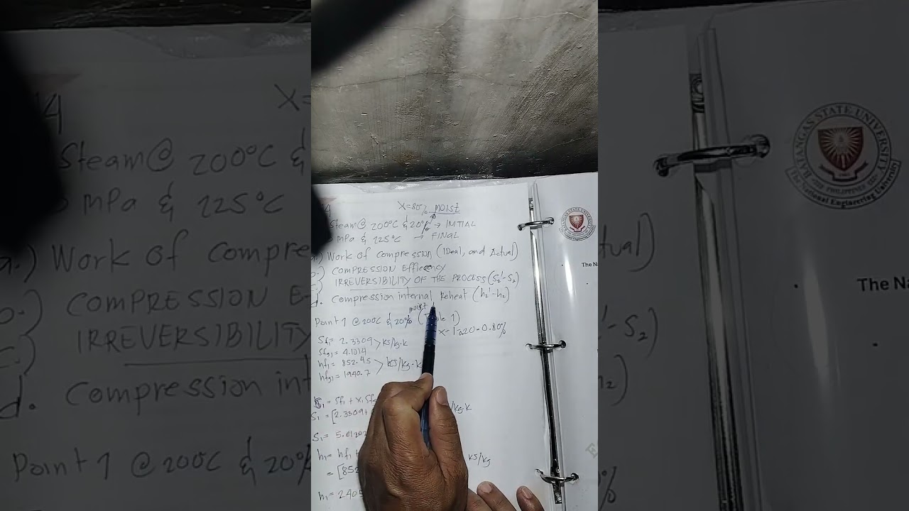 Irreversible isentropic process thermo 2