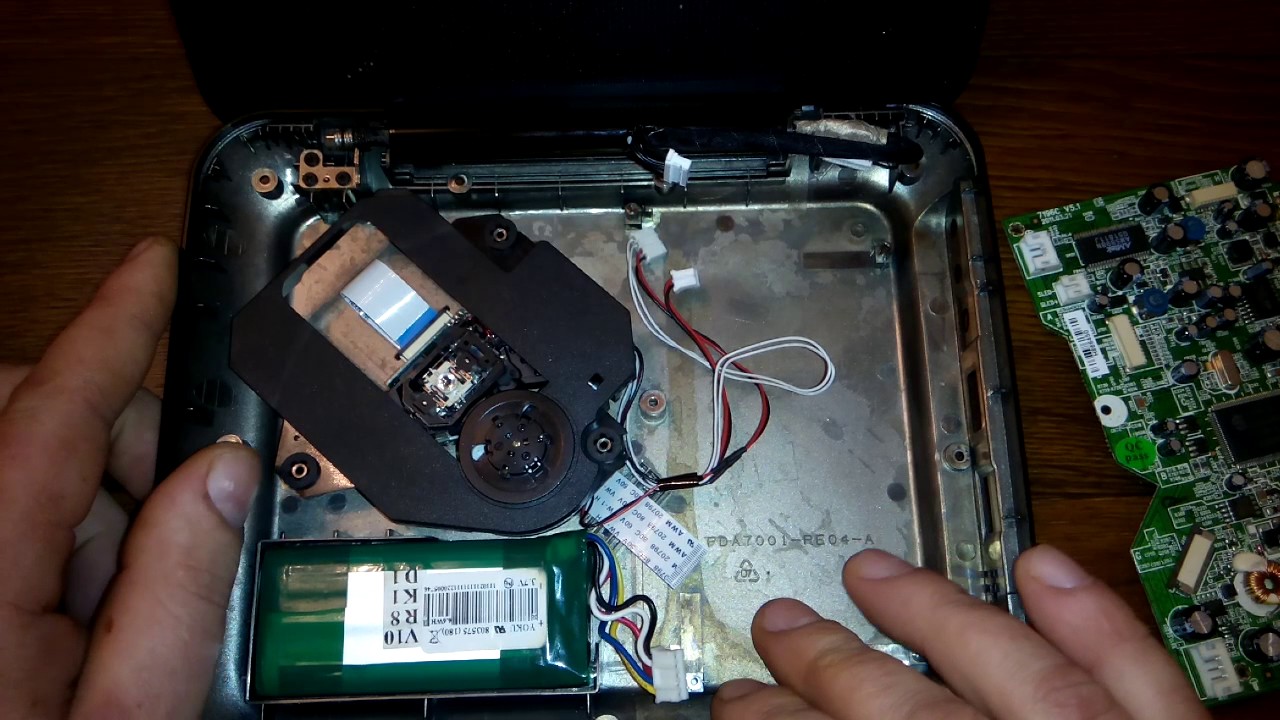 Ремонт портативного DVD плеера LG
