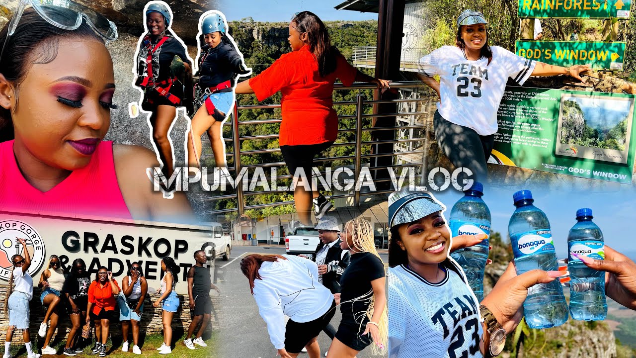 TRAVEL VLOG: We are in Mpumalanga!🌴(Graskop) || Gods Window, zip line, Big Swing, Lisbon falls