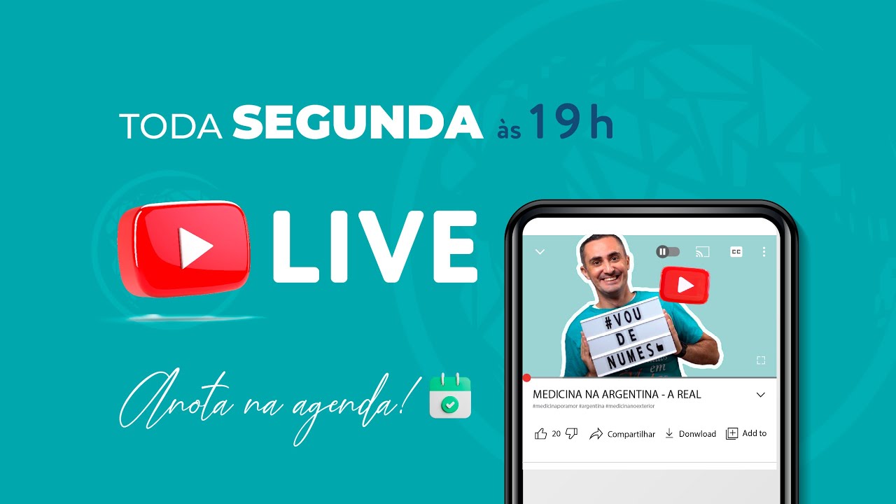 LIVE - MEDICINA NA ARGENTINA (PLANTÃO DE DÚVIDAS) - 09/03/2026 ÀS 19h