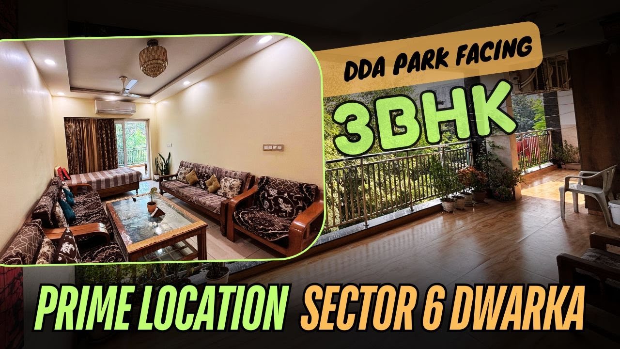 Prime Location Sector 6 Dwarka | Interior Done 3BHK Apartment for sale #realestate #dwarkaproperty