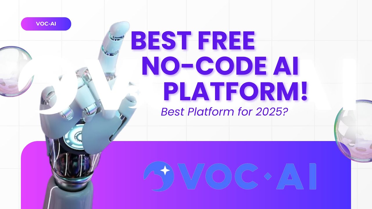 The BEST FREE No-CODE AI Agent and Chatbot Building Platform for Beginners? | 2025 No-Code AI
