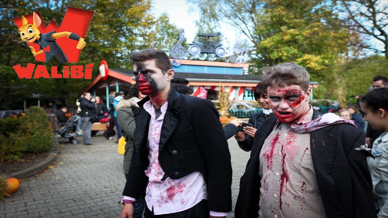 UNE JOURNÉE D'HORREUR à WALIBI BELGIUM ! 😱( Halloween 2017)