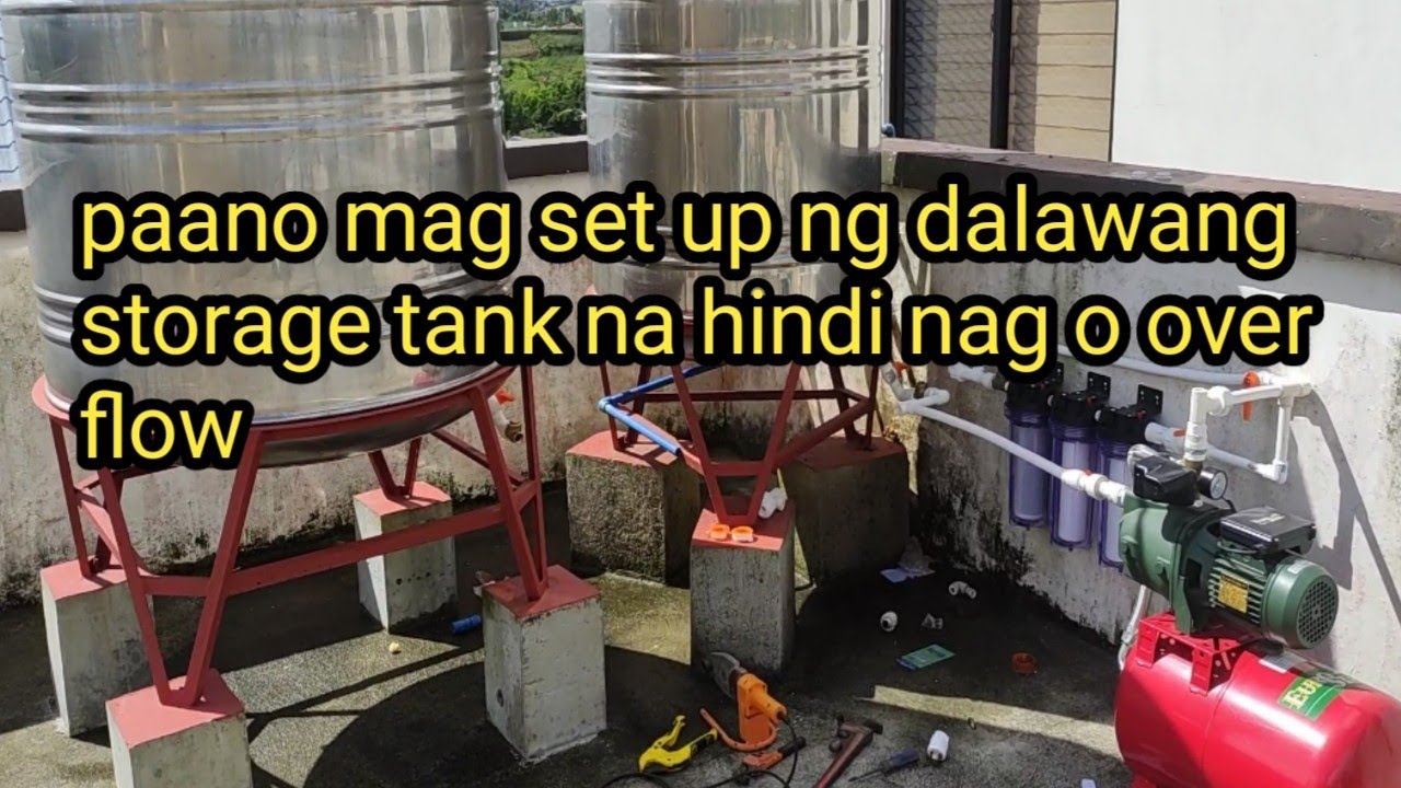 motor pump with two storage tank /tagaytay city project