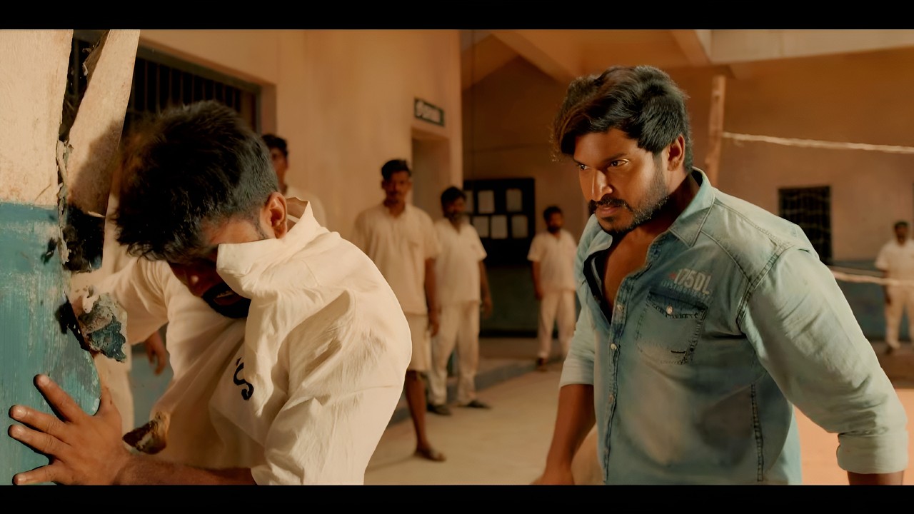 BOND RAVI Jail Fight Scene - New Release South Action Hindi Dubbed Movie Pramod, Ravi Prakash