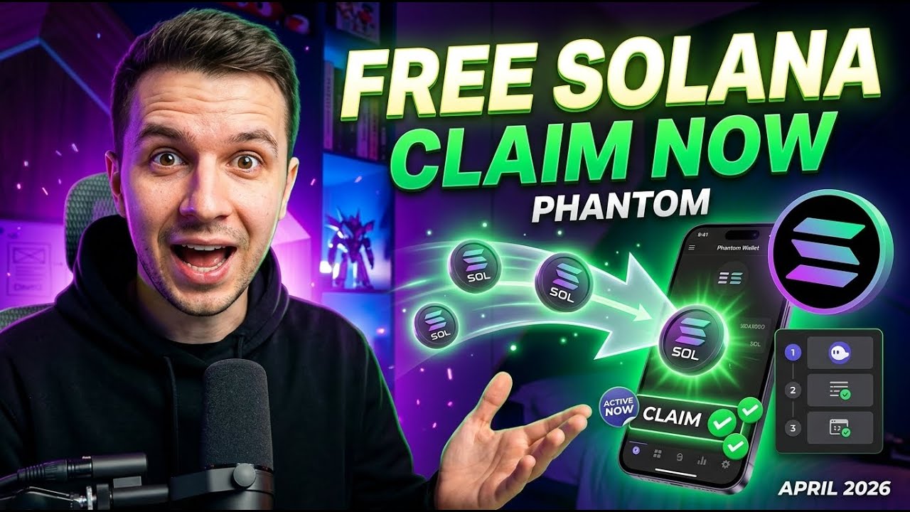 NEW Solana Airdrop April 2026 | Claim Free $SOL to Phantom Wallet (Tutorial 2026)