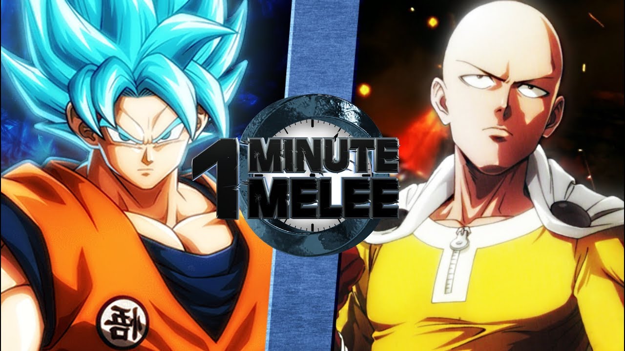 Goku vs Saitama (Dragonball Super vs One Punch Man) - One Minute Melee S5 Finale