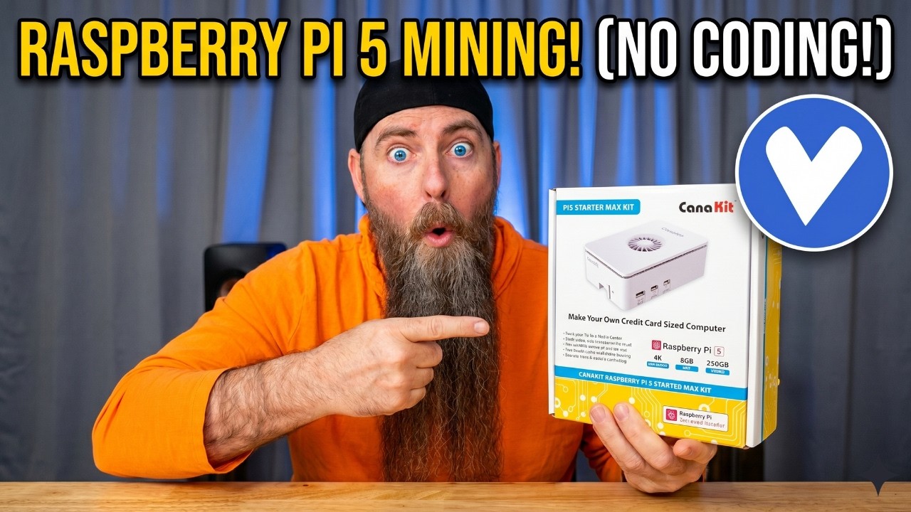 Майнинг криптовалюты на Raspberry Pi 5? (Без программирования!)