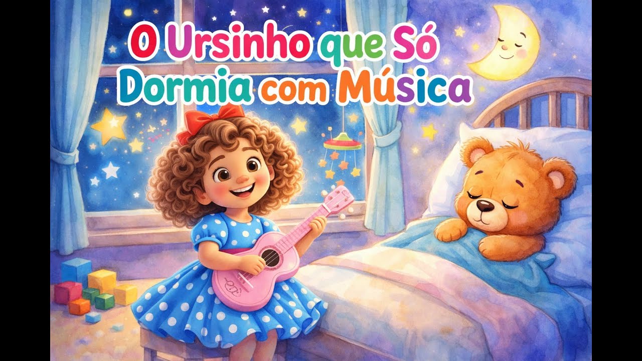 🎵  O Ursinho que Só Dormia com Música🎵
