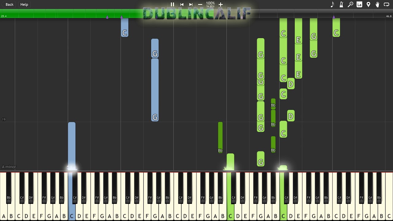 The Legend of Zelda Breath of the Wild - Miscellaneous Short Themes Piano Tutorial Synthesia
