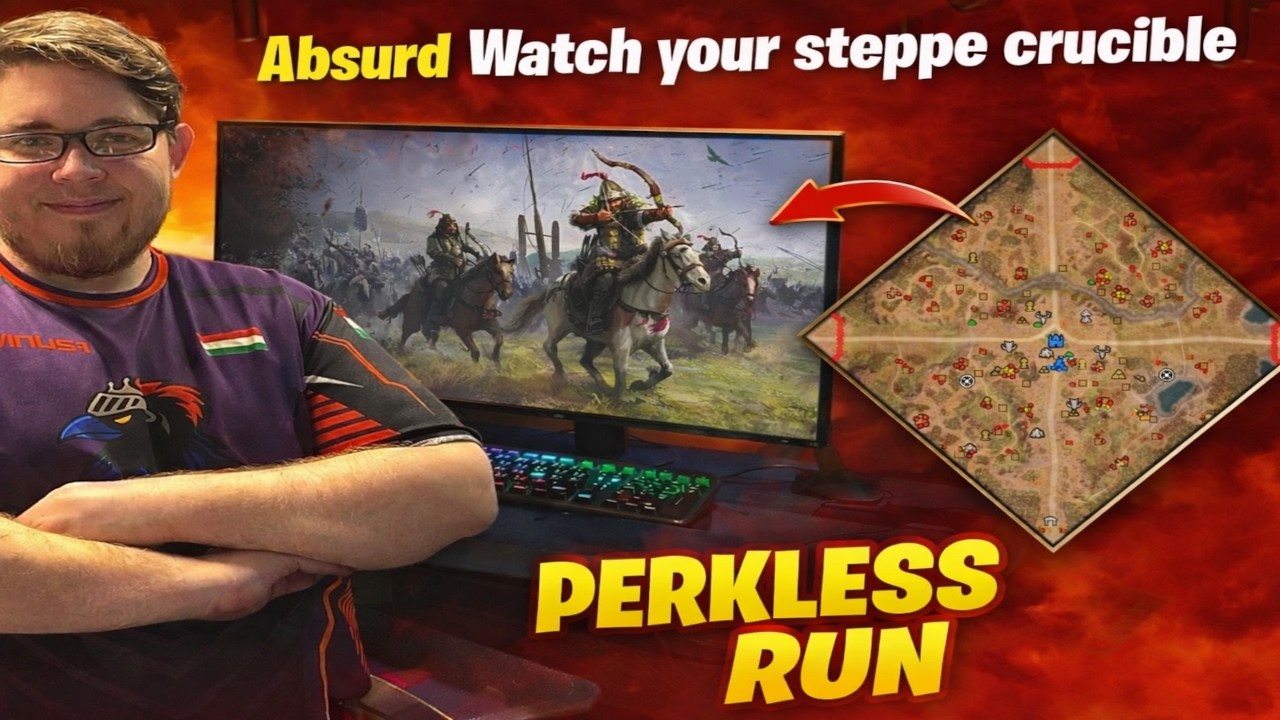 ABSURD PERKLESS Crucible! Watch your steppe Absurd! Age of Empires 4 Roguelikes rts