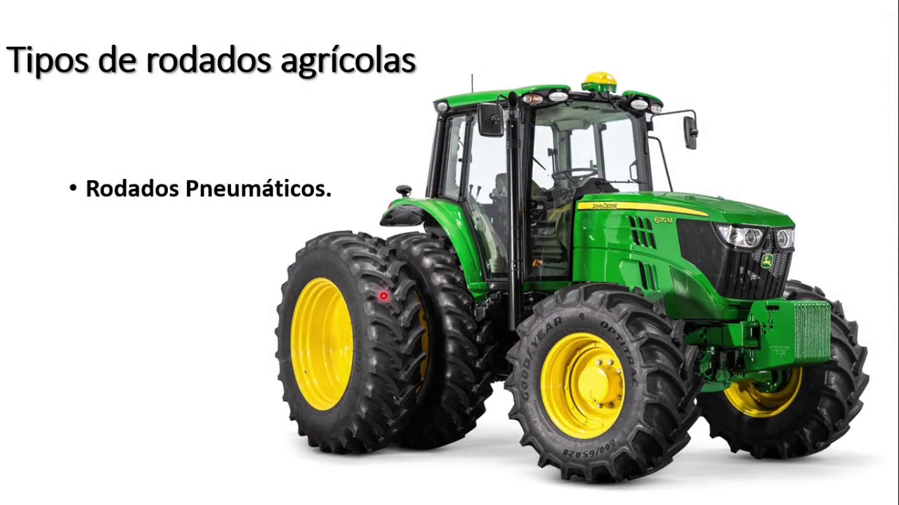 Pneus e lastros em tratores agrícolas