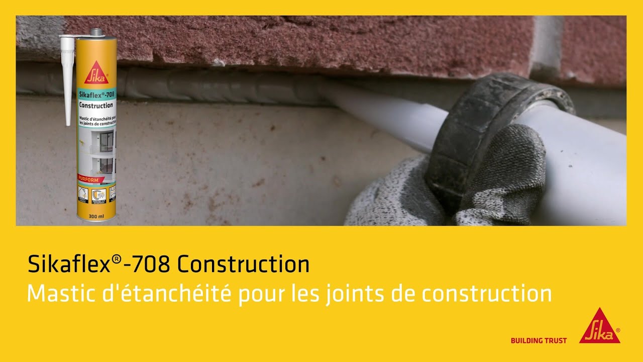 Sikaflex®-708 Construction - Mastic d'étanchéité pour les joints de construction