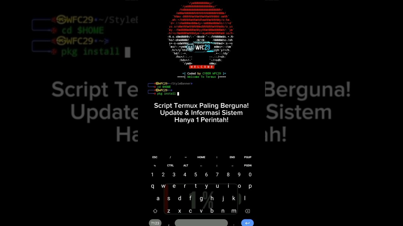Script Termux Paling Berguna! Update & Informasi Sistem Hanya 1 Perintah!