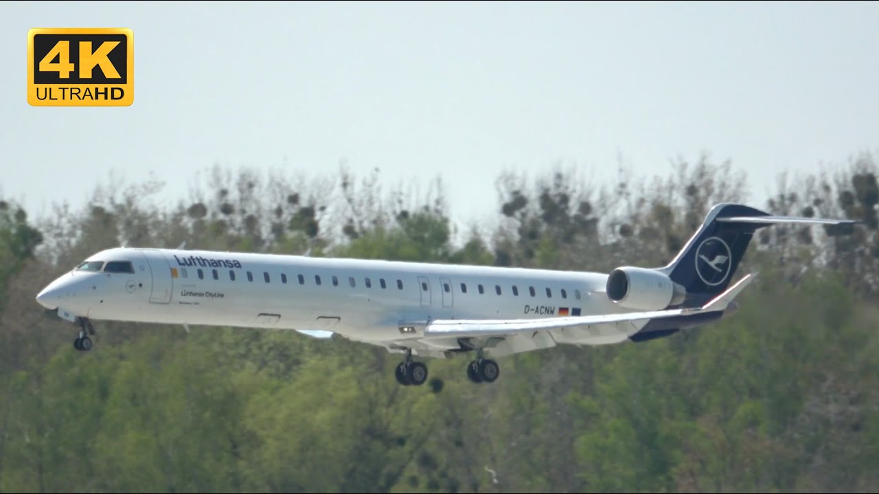 (4K) WINDY LANDINGS Plane Spotting | Airbus A321, Embraer E195, Boeing 737 and more