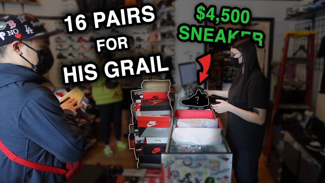 This Customer Traded 16 Pairs For His GRAIL Shoe!