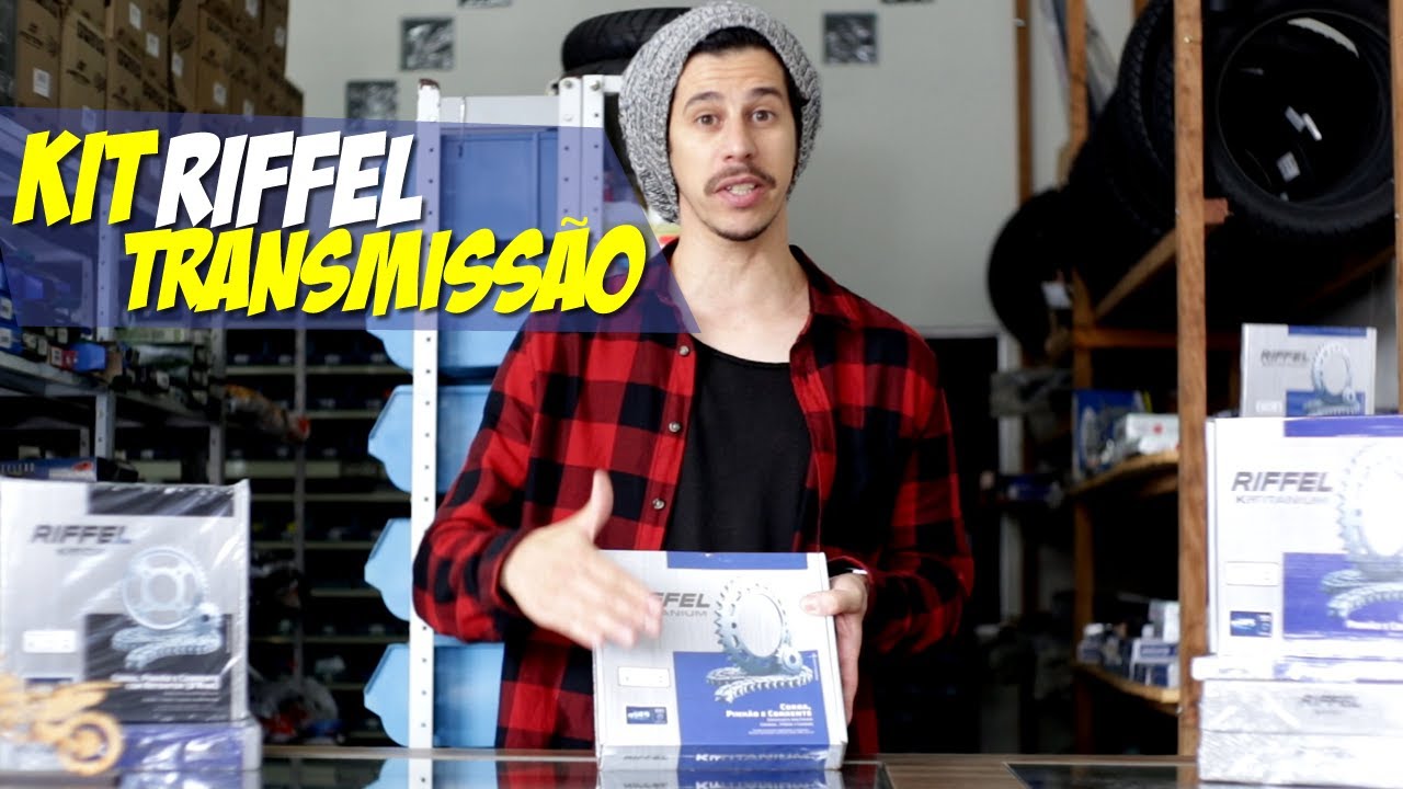 KIT RELAÇÃO RIFFEL TITANIUM (SELO INMETRO) - Motorede