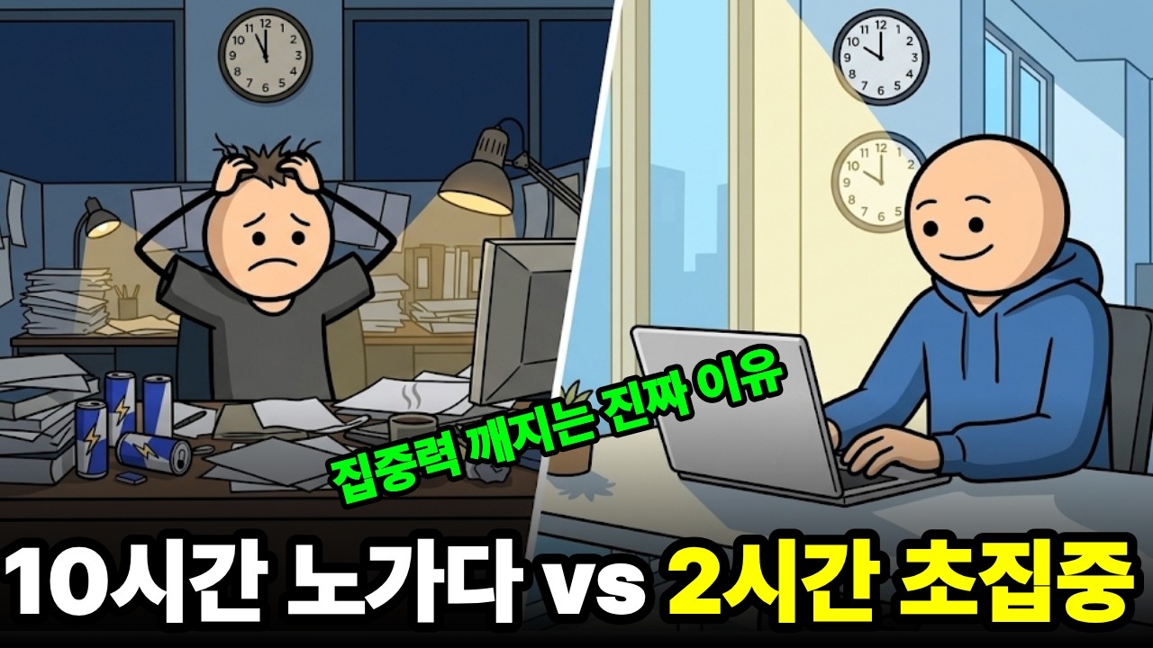 하루 10시간 일해도 결과가 없다면? '2시간 초집중'으로 10시간치 성과 내는 법