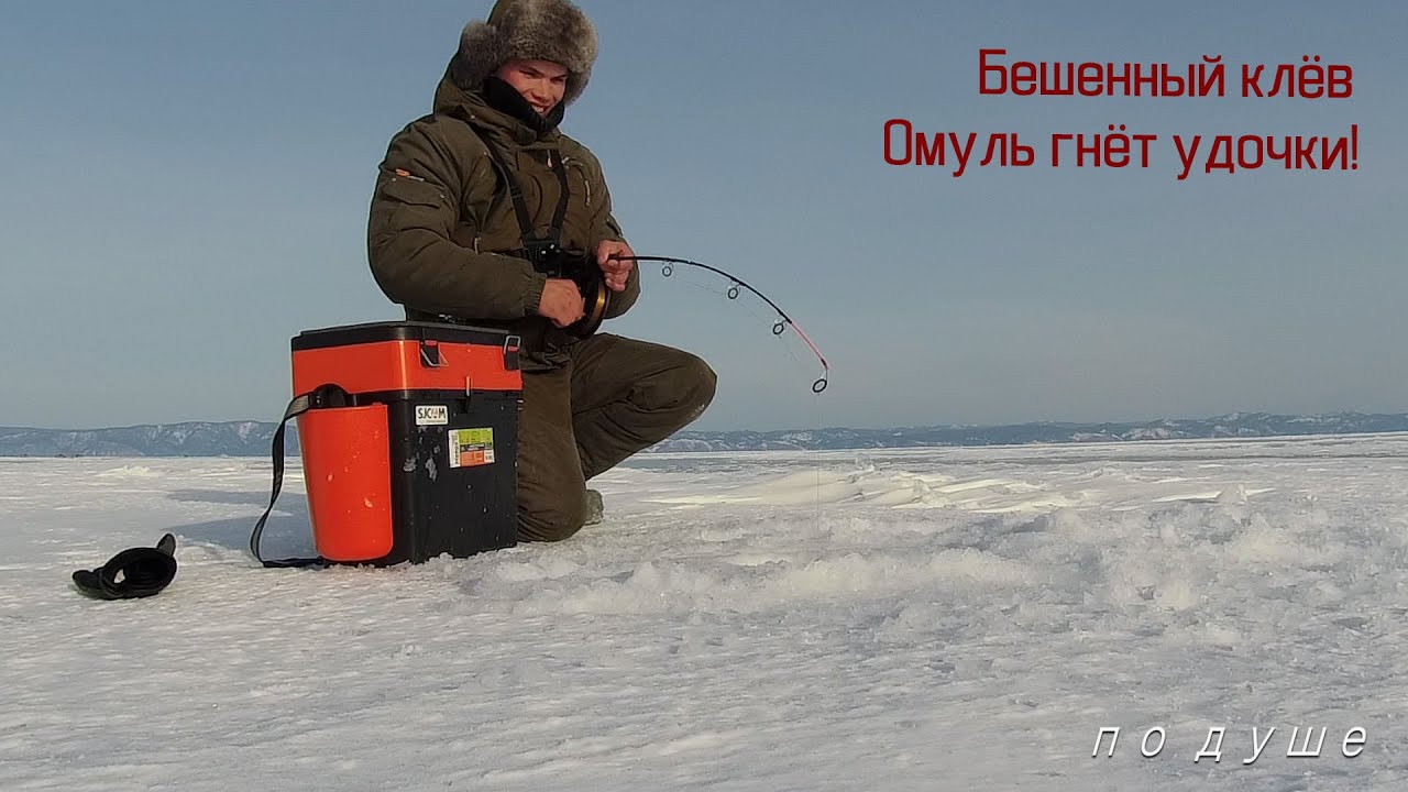 Рыбалка на глубинного омуля!!! Вот это клёв! Гнёт удочки!!!