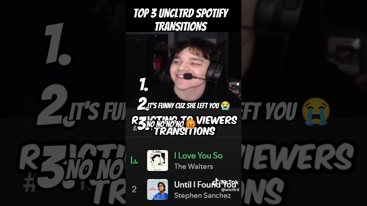 Top 3 uncltrd Spotify transitions 