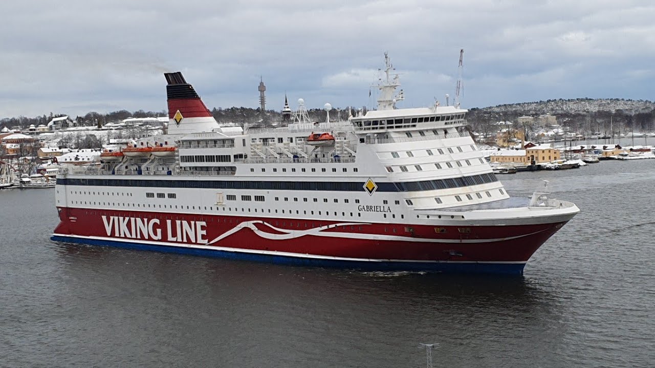 Gabriella arriving in Stockholm to take over the Turku-route