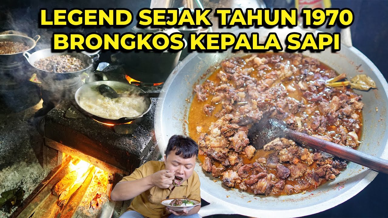 Dimasak Selama 6 Jam! Brongkos Kepala Sapi Legend, Sekali Masak Bisa 3 Tungku!