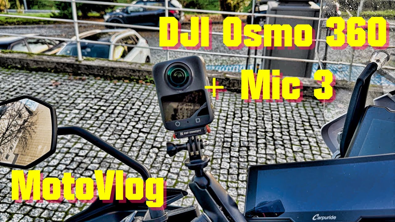O Setup de MotoVlog para verdadeiros Profissionais - DJI Osmo 360 + Mic 3