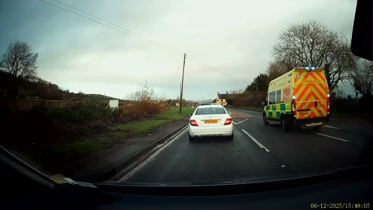 Dashcam Driving To Bristol From Burnham On Sea