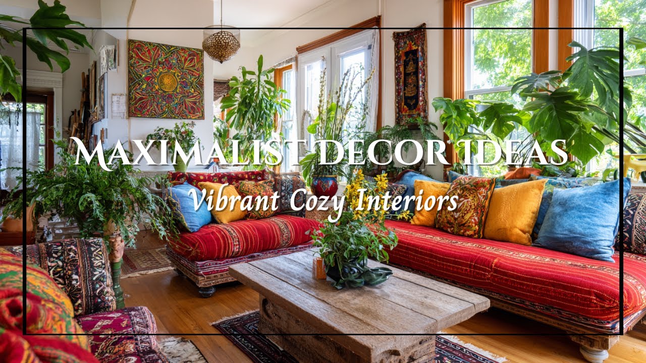 Bohemian & Maximalist Interiors – Layered Textures & Bold Colors for Artistic Homes