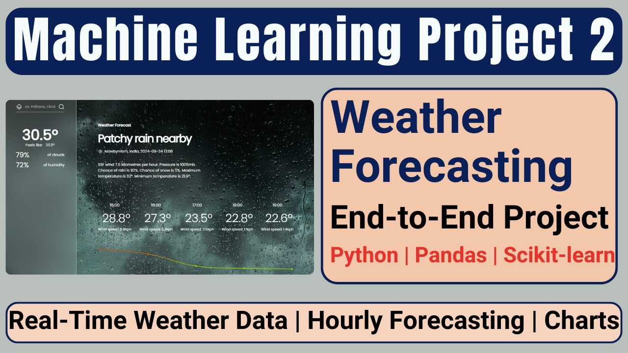 Real-Time Weather Forecasting | Python Machine Learning Project 02 (Part 1)