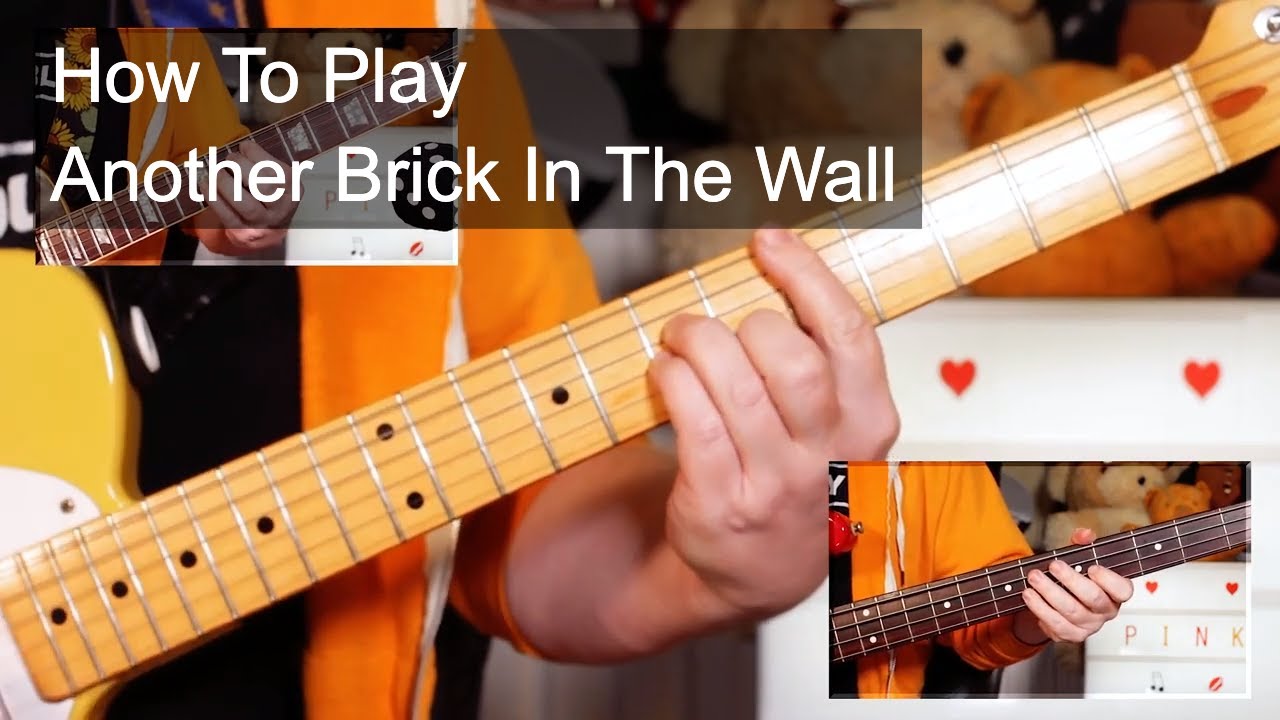 'Another Brick In The Wall' Pink Floyd Guitar & Bass Lesson