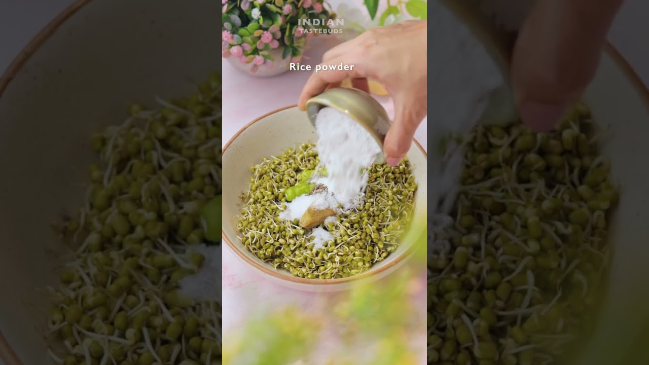Looking for a healthy and delicious gluten-free and vegan dish? Try this Sprouts mung beans dosa! 😍
