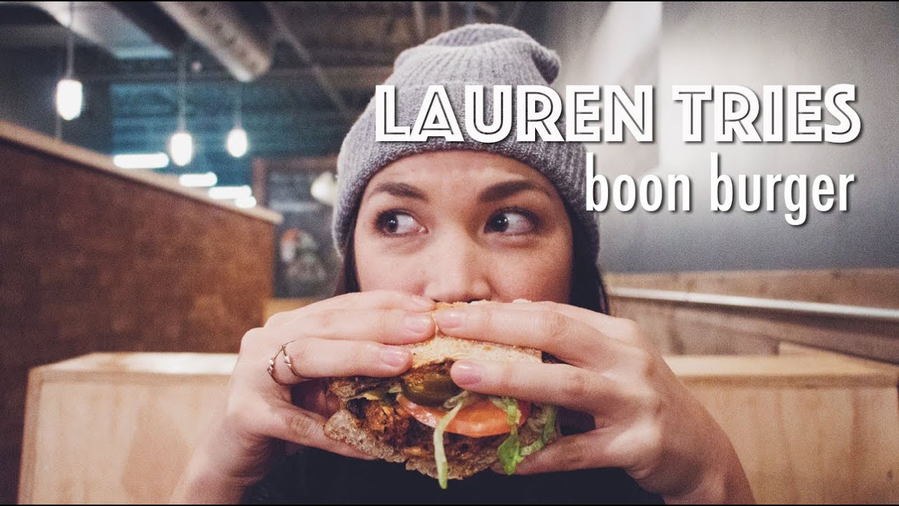 LAUREN TRIES: BOON BURGER