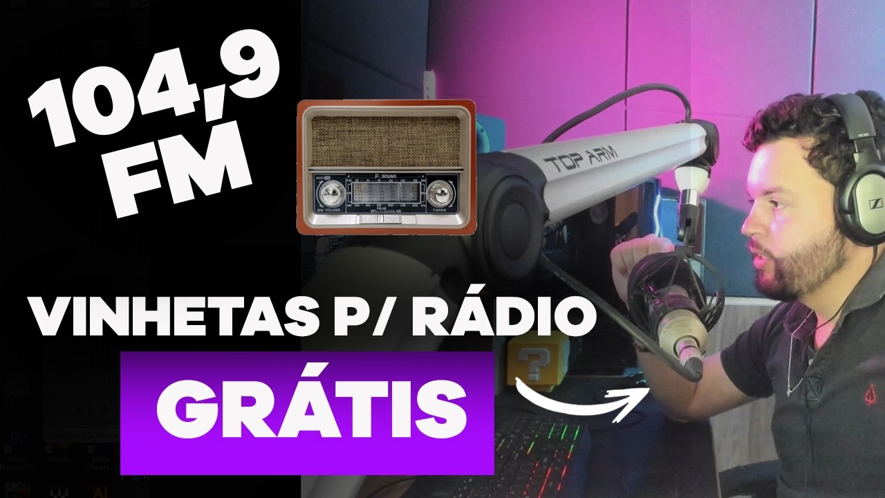 VINHETA GRÁTIS PARA RÁDIOS 104,9 FM