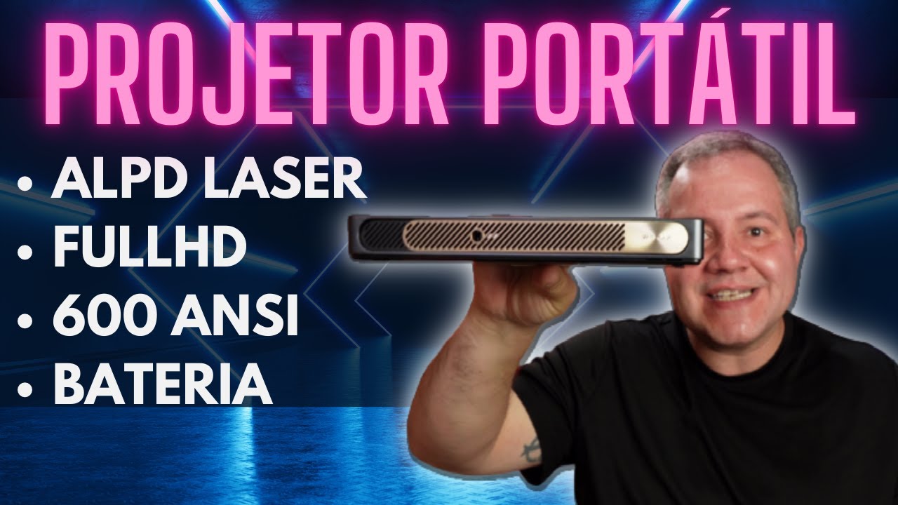 Um dos melhores PROJETOR LASER portátil do mundo!!! Vai te surpreender 😲😲😲 - WEMAX GO ADVANCED