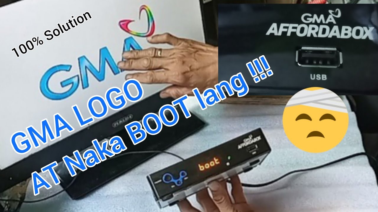 Paano Ayusin Ang  Naka GMA LOGO Naka BOOT Lang Sa  GMA AFFORDABOX minsan No Power